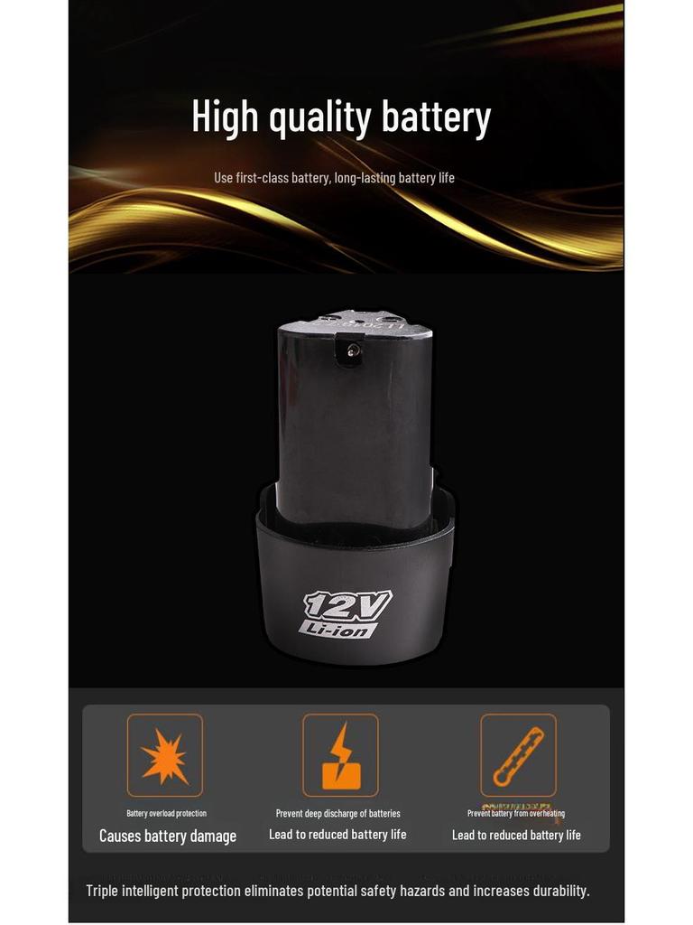 Zoguan 12V двухскоростная многофункциональная аккумуляторная дрель и электрическая отвертка