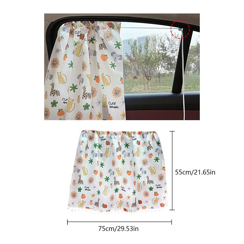 1 шт. Универсальные автомобильные солнцезащитные шторы с милым мультяшным медведем, стиль автомобиля, заднее боковое окно, лобовое стекло, солнцезащитный козырек, защита оконных штор