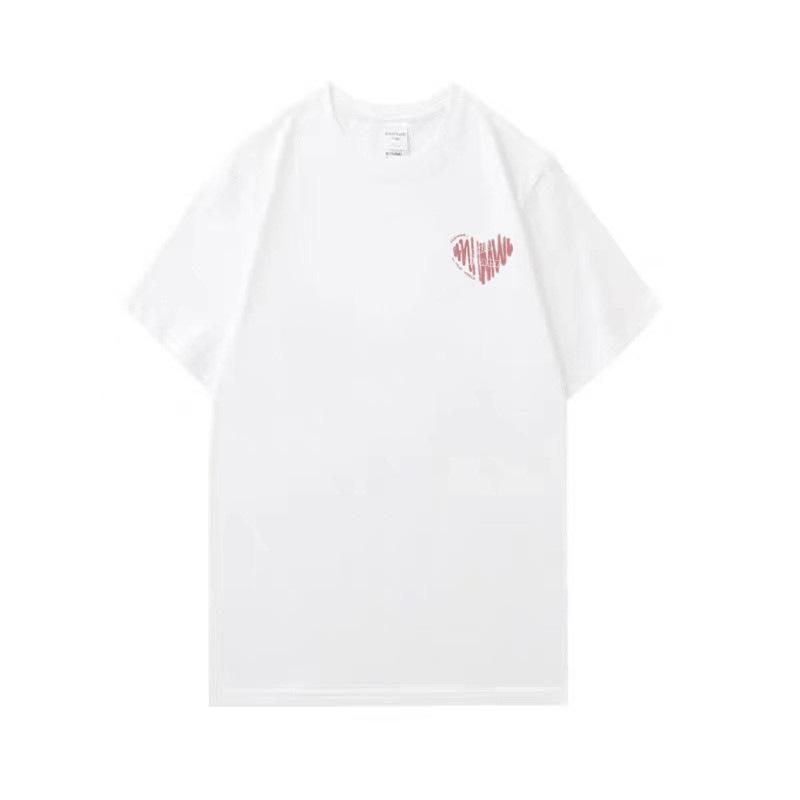 Женская белая футболка с короткими рукавами и круглым вырезом, летний женский топ из чистого хлопка