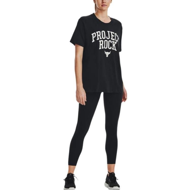 Under Armour Женская черная футболка Johnson 1377449-001