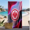 Пляжное полотенце Eintracht Frankfurt Football Print, Большое Мягкое Быстросохнущее Полотенце для Пляжа Кемпинга Плавания