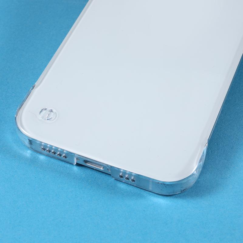 Frameless Phone Case for iPhone 12 mini 5.4 inch Hard PC Slim Case Crystal Clear Mobile Phone Shell