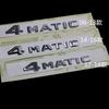 For Mercedes Benz A B C E G S ML SL CL GLA CLA Class 4MATIC 4 MATIC Trunk Chrome Matte Black Letters Emblem Badge sticker AV1