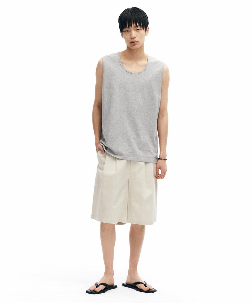 INTEMPOMOOD Drizzle-To-Tuck Half Pants: 3 Colors