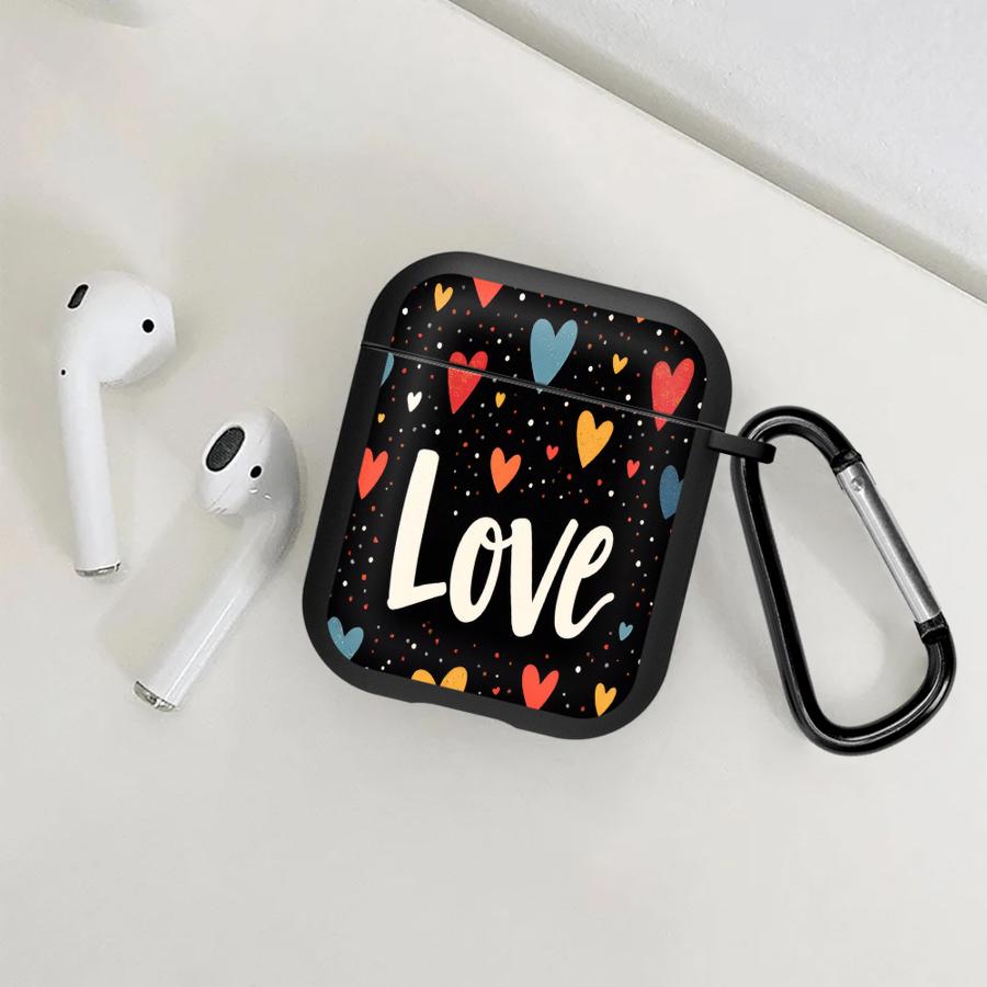 Чехол для Airpods Pro3 3 4 1 Pro2 Pro 2 Чехлы для наушников Чехол Цветное Сердце Любовь