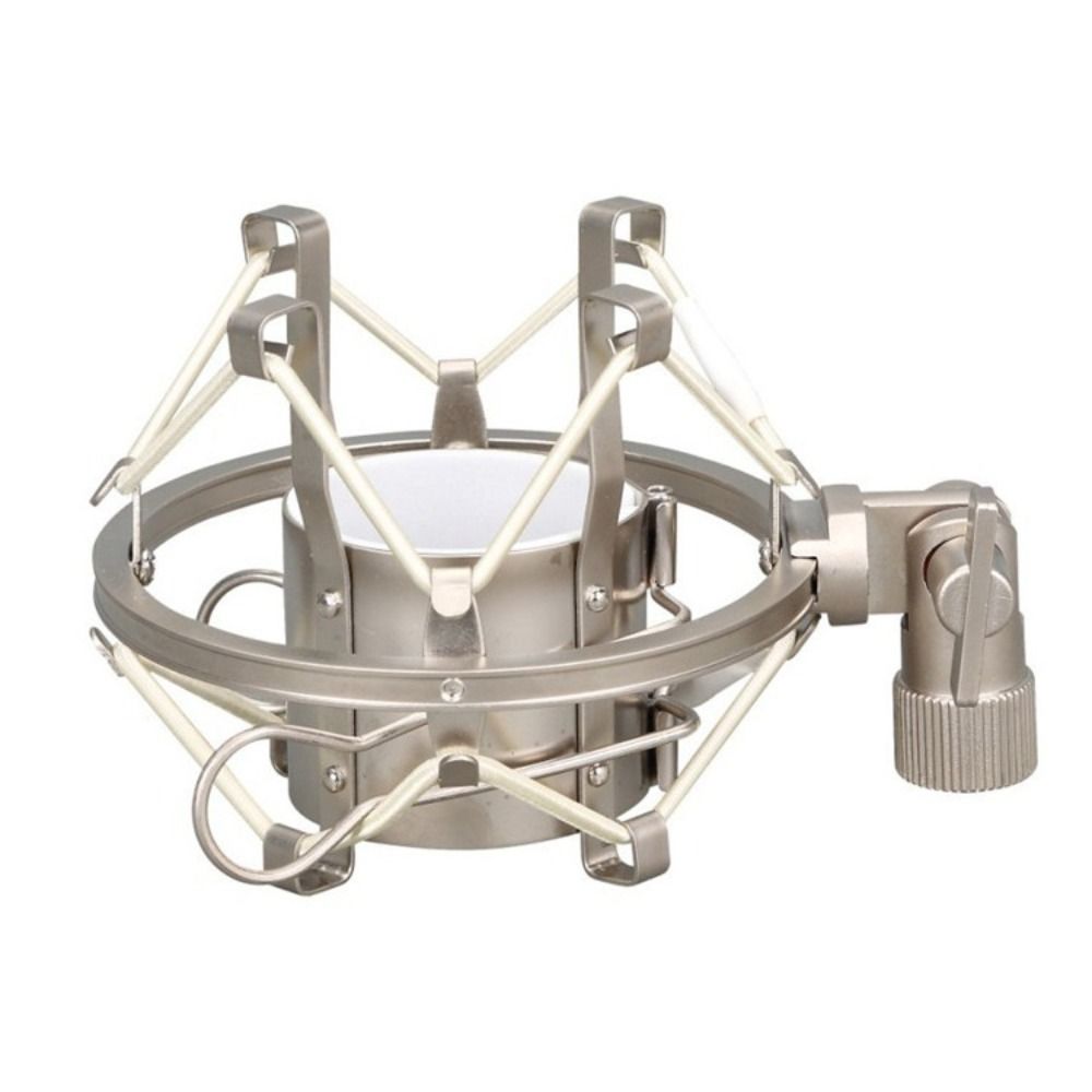 Black/Silver Metal Microphone Shock Mount Shockproof Spider Mic Holder Clip  Live Broadcast