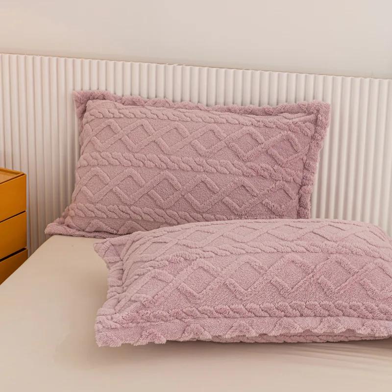 2 шт. Зимние мягкие теплые утолщенные наволочки с бабочками из жаккардового бархата, наволочки 48x74 см для дивана, домашнего декора, наволочки