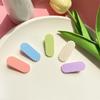 Простой блестящий пластиковый зажим для волос candy color, двусторонний, круглый, с кружевом, овальный, волна, U-образный, волна, материал для DIY ручной работы