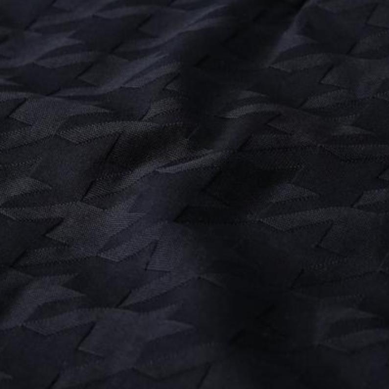 Emporio Armani Мужская однотонная фактурная футболка-поло с коротким рукавом FW23 Топы Темно-синий 3R1F71-1JGYZ-09J4