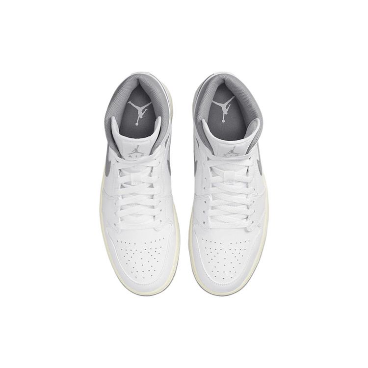 Air Jordan 1 Mid Neutral Grey Мужские кроссовки White Stealth 554724-135