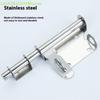 1 Set Stainless Steel Sliding Bolt Latch Hasp Home Hardware - Safety Gate Lock for Toilet And Door