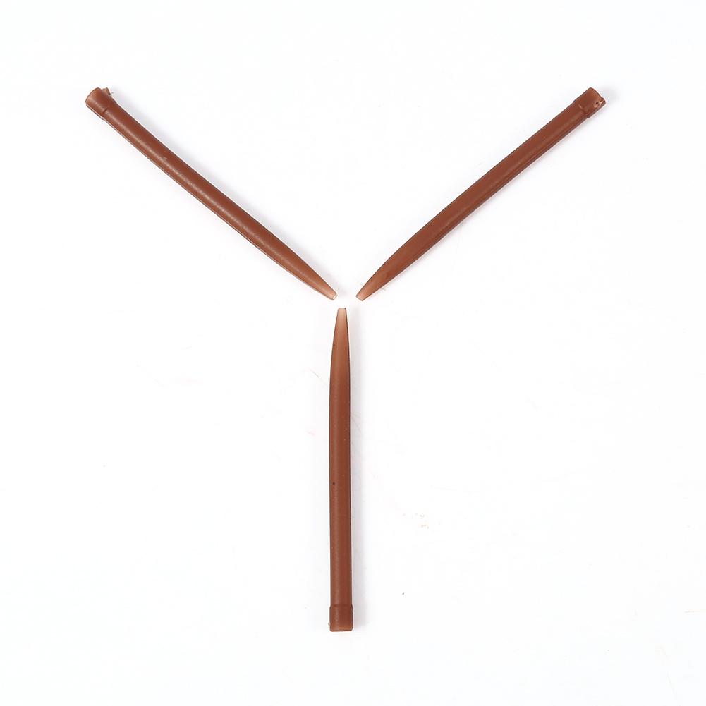 30 шт 51 мм рыболовные снасти рукава анти-оснастки карповые рыболовные принадлежности(коричневый)