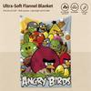 Игра A-Angry Birds-S Теплое Мягкое Фланелевое Одеяло, Многоцелевое для Дивана Кровати Кемпинга Путешествий Дневного Сна
