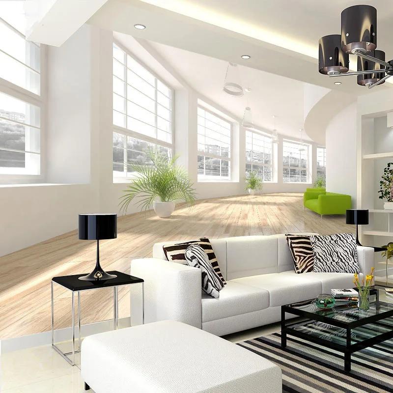 Современные простые 3D фрески обои для расширения пространства гостиная офис декор обои домашний декор