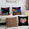 Игровой чехол для подушки T-TETRI Акцент для гостиной Поддержка спины дивана Квадратный Подушка для отдыха и сна Чехол