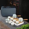 Ceramic High-end Portable Kung Fu Travel Tea Set Business Real Estate Banking Corporate Gifts