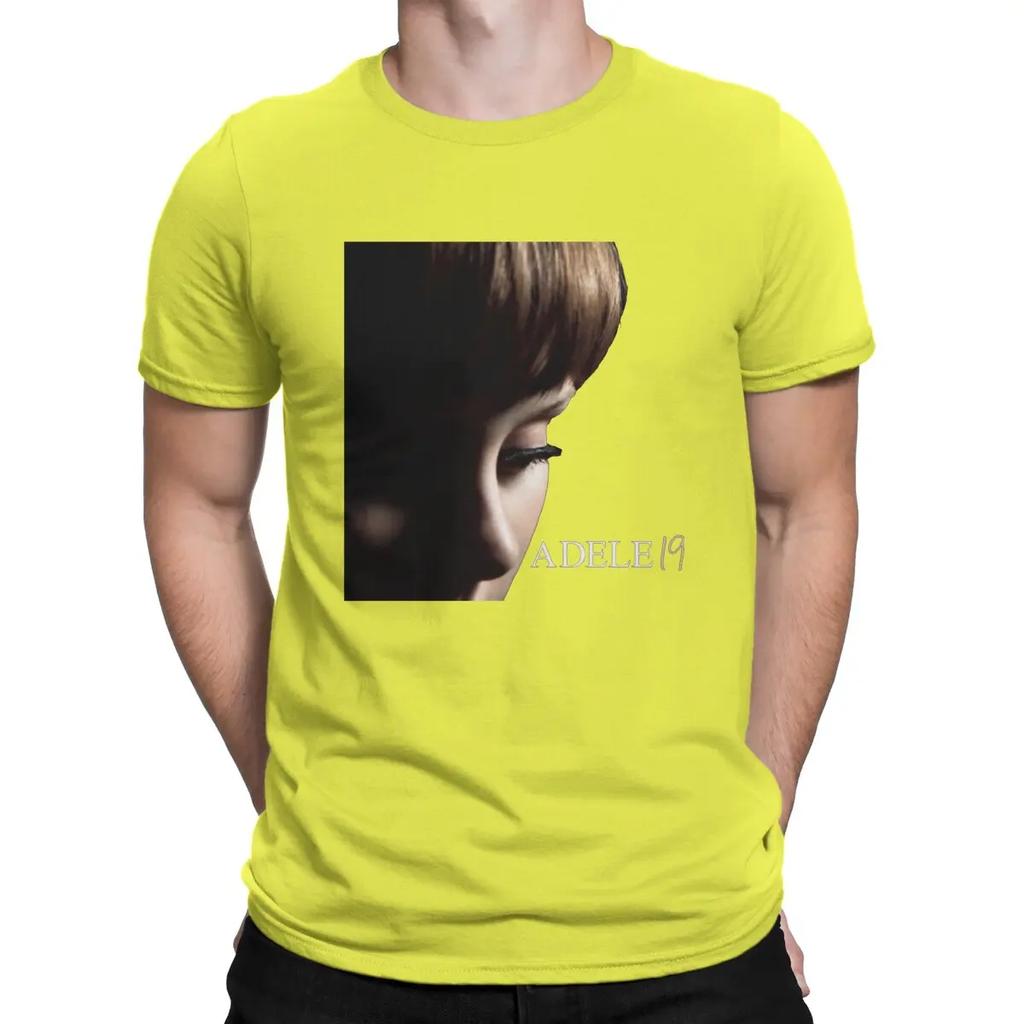 Fan Men T Shirts A-Adele Singer Cool Tee Shirt Short Sleeve Crew Neck T-Shirts Pure Cotton Gift Idea Clothing