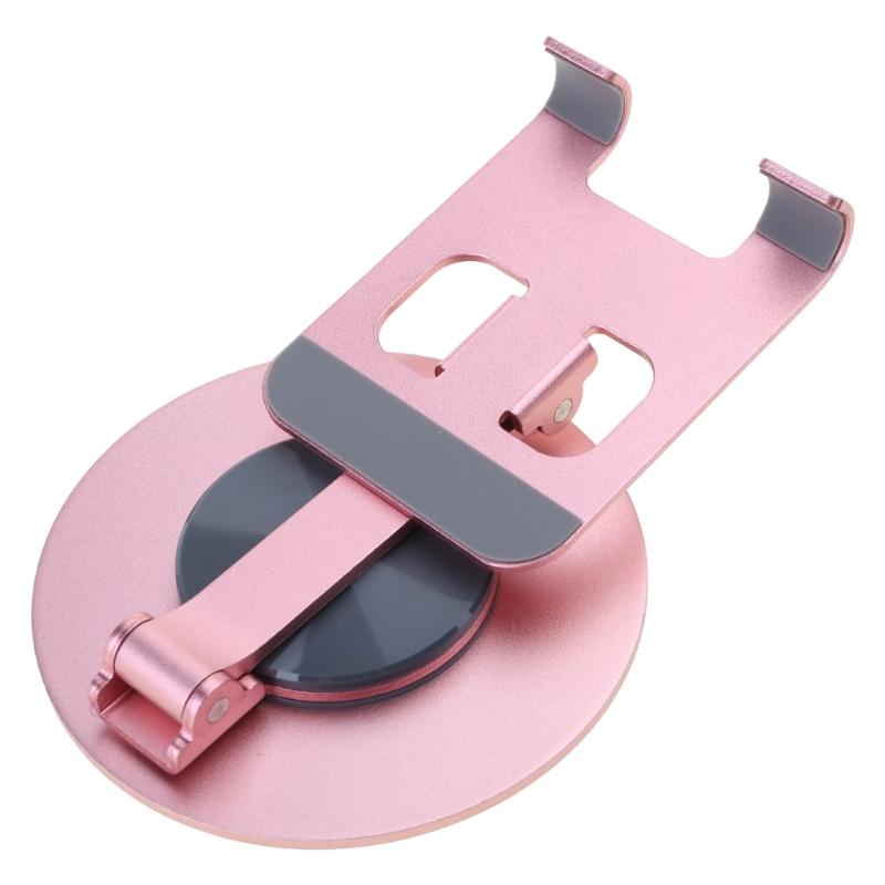 Stable & Portable Aluminum Phone Holder with 360° Rotating Base Perfect for Video Viewing Gaming & Recipe Checking Gift