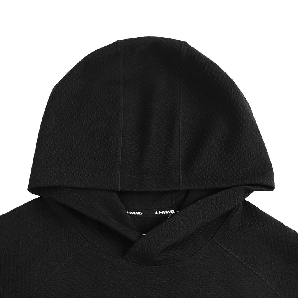 Men's Li-Ning CBA Sweatshirts Unisex Standard Black Hooded (Non-detachable) Moderate