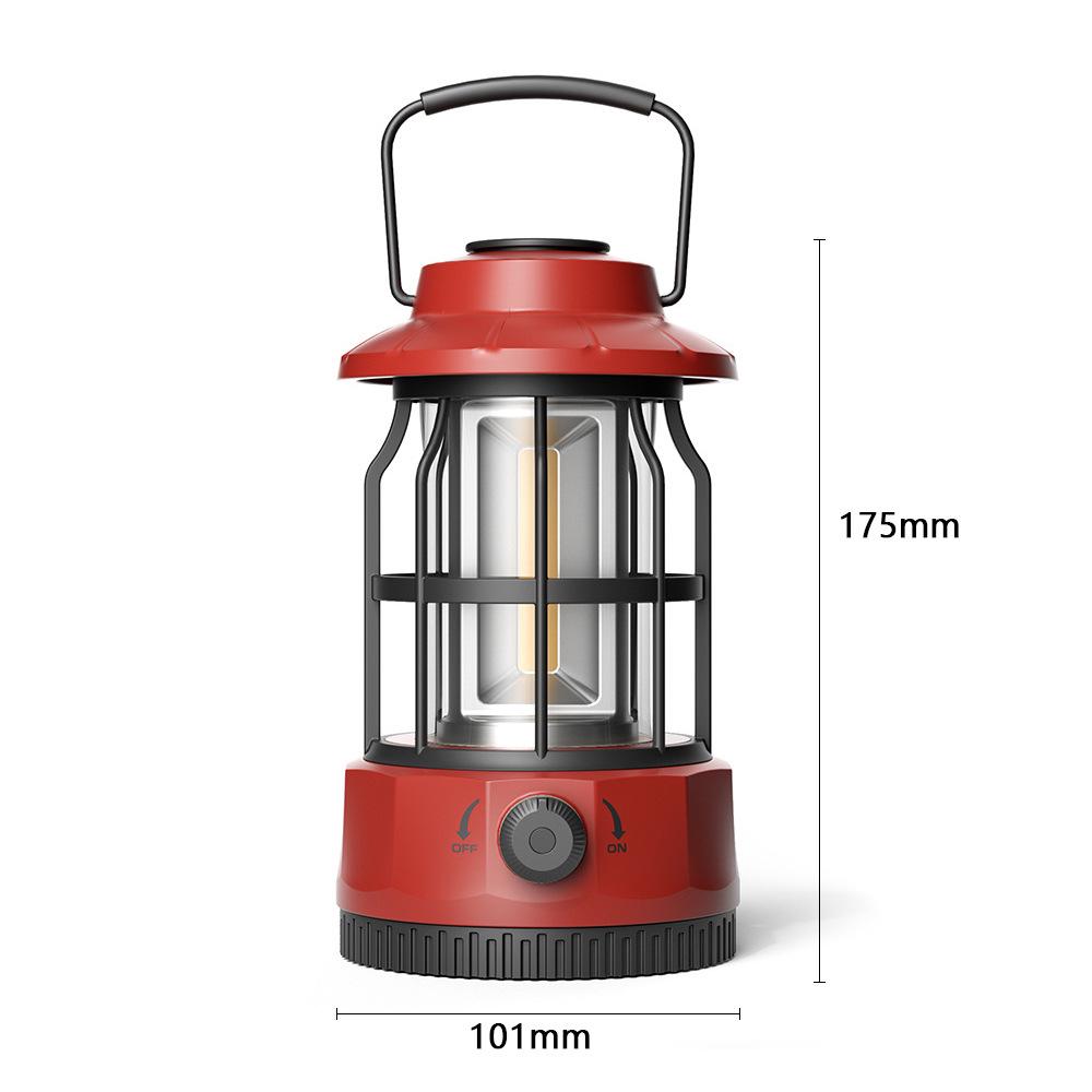Rechargeable Retro Camping Light: Outdoor Hanging, Handheld Tent Illumination