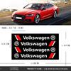 4PCS Car Rearview Mirror Sticker Door Handle Decals Exterior Accessories for VW Volkswagen Golf Tiguan Touareg Polo GTI Passat zl5