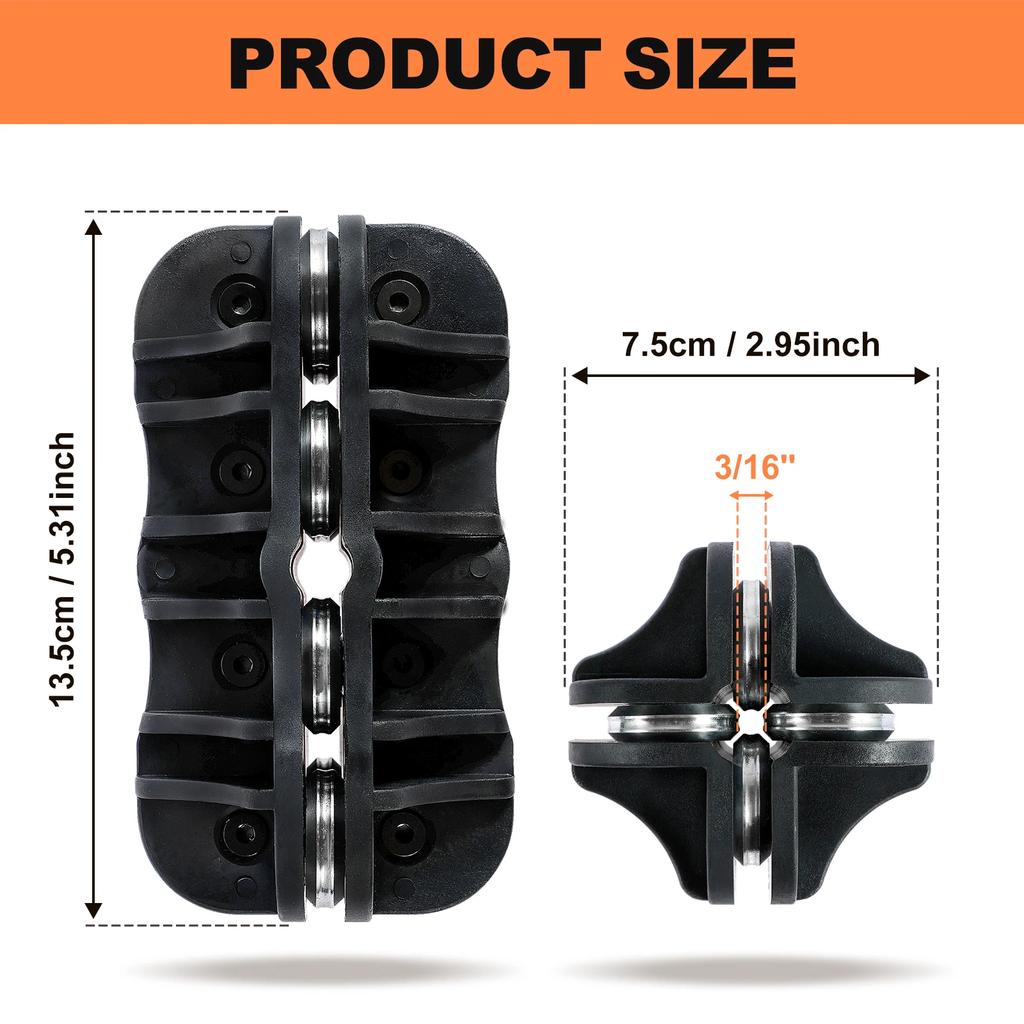 3/16In and 1/4In Handheld Tubing Straightener Metal Pipe Straightener Tool Portable Brake & Fuel Line Straightener Hand Tools