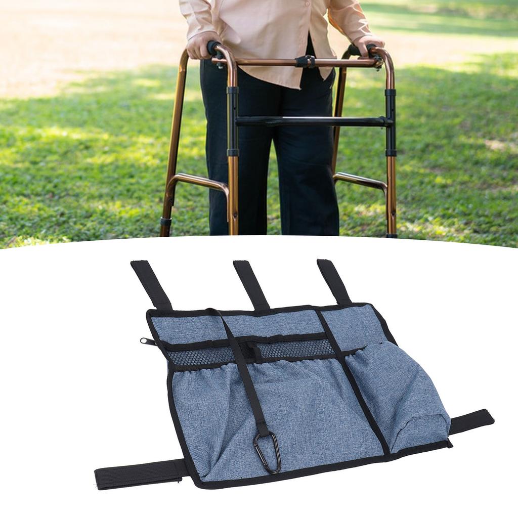 Подвесная сумка для инвалидной коляски, водонепроницаемая, портативная, подлокотник, боковое хранилище, сменные аксессуары