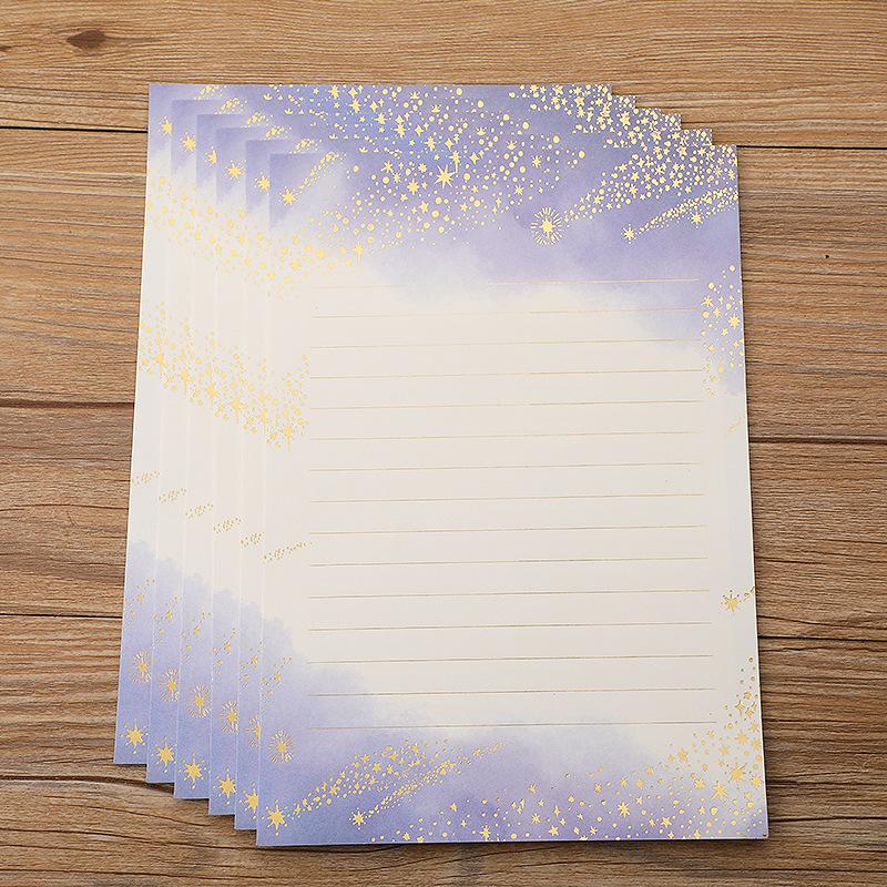 8pcs Vintage Writing Paper for Envelopes European Message Letter Set Office Love Envelope Letter Pads School Kawaii Stationery