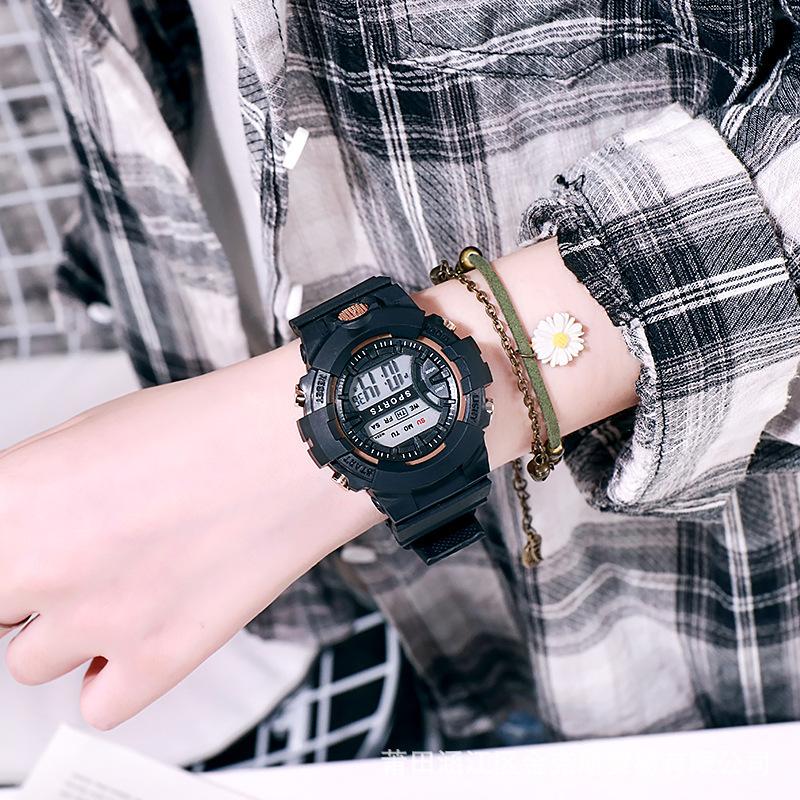 Квадратные новые высококачественные мужские электронные цифровые популярные наручные часы унисекс, прозрачные часы, модные женские спортивные часы, уникальные