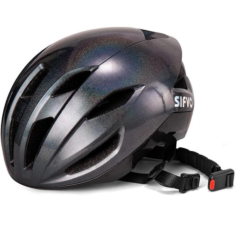 SIFVO Glow-in-the-Dark Cycling Helmet Road Bike Lightweight Adjustable Magnetic Buckle Half