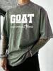 God Over All Things Prints Men Washed TShirts Running Hip Hop Cotton TShirt Vintage Oversized Tops Casual Summer Clothes