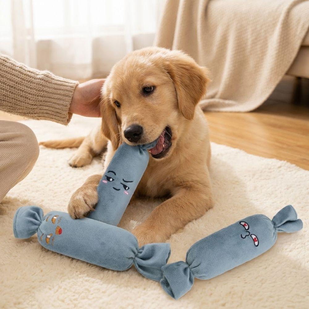 Soft Plush Dog Plush Chew Toy Chew-Resistant Pet Training Toy For Small Large Dogs
