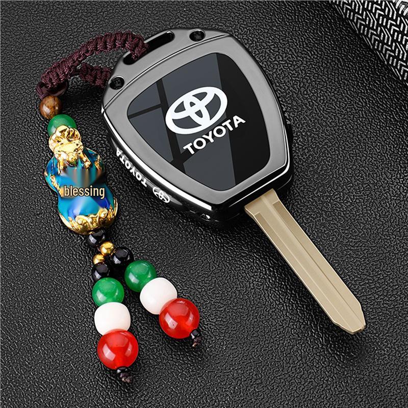 Винтажная прямая крышка ключа Toyota для Camry, Vios, Corolla, RAV4, Prado, Reiz, Crown