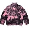 Supreme Флисовая куртка New York Розовая
