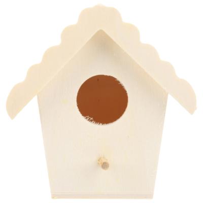 Деревянный скворечник DIY Композитная доска Деревянная клетка для птиц ручной работы для детей Творческие занятия Кружево