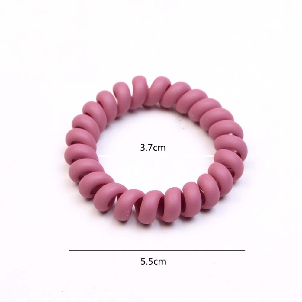 Головные уборы 5 шт. Матовый матовый цвет Женские резинки для волос Веревка для волос Резинки Повязки для волос