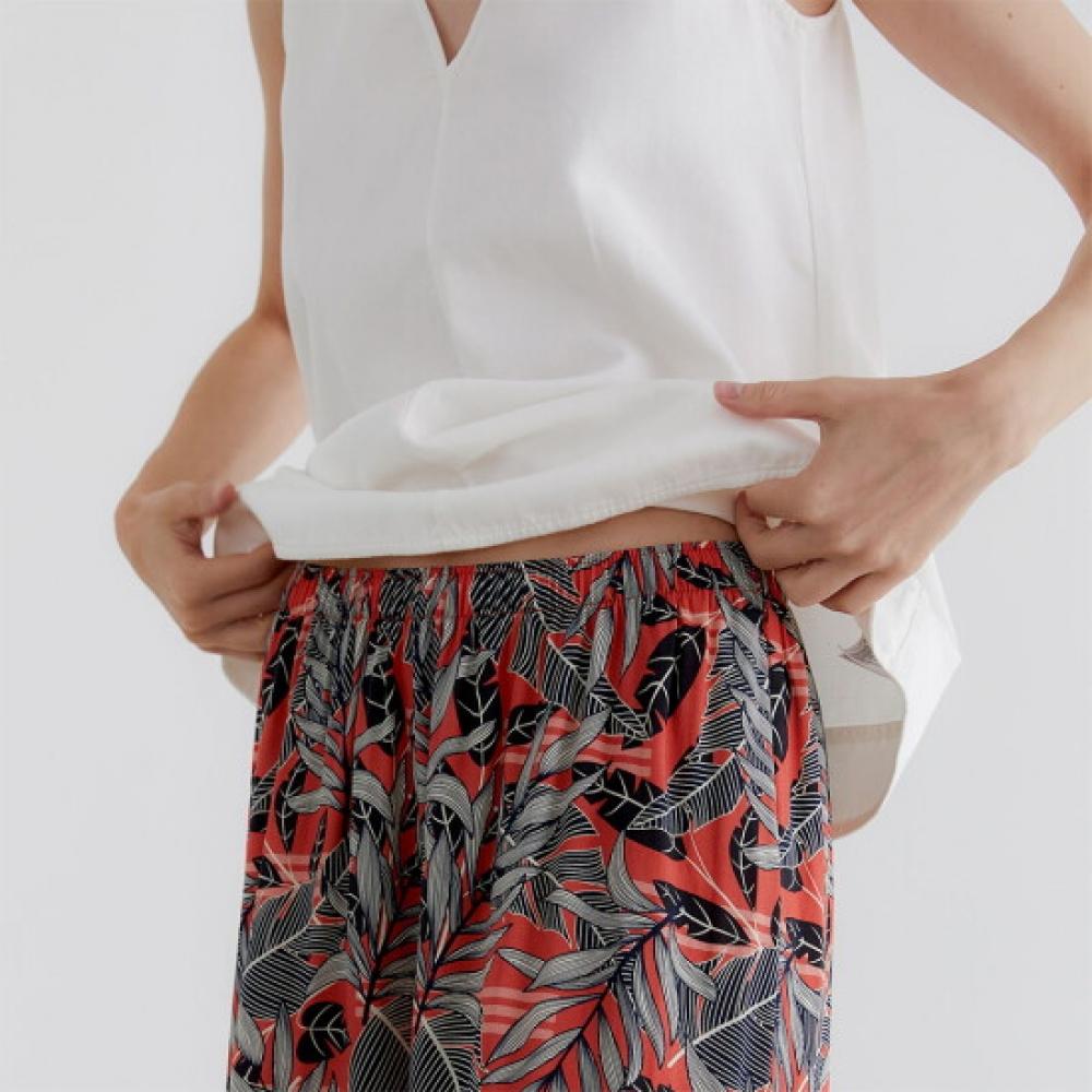 L Affair Orange Rayon Pants Lwjfa5p0056 Or