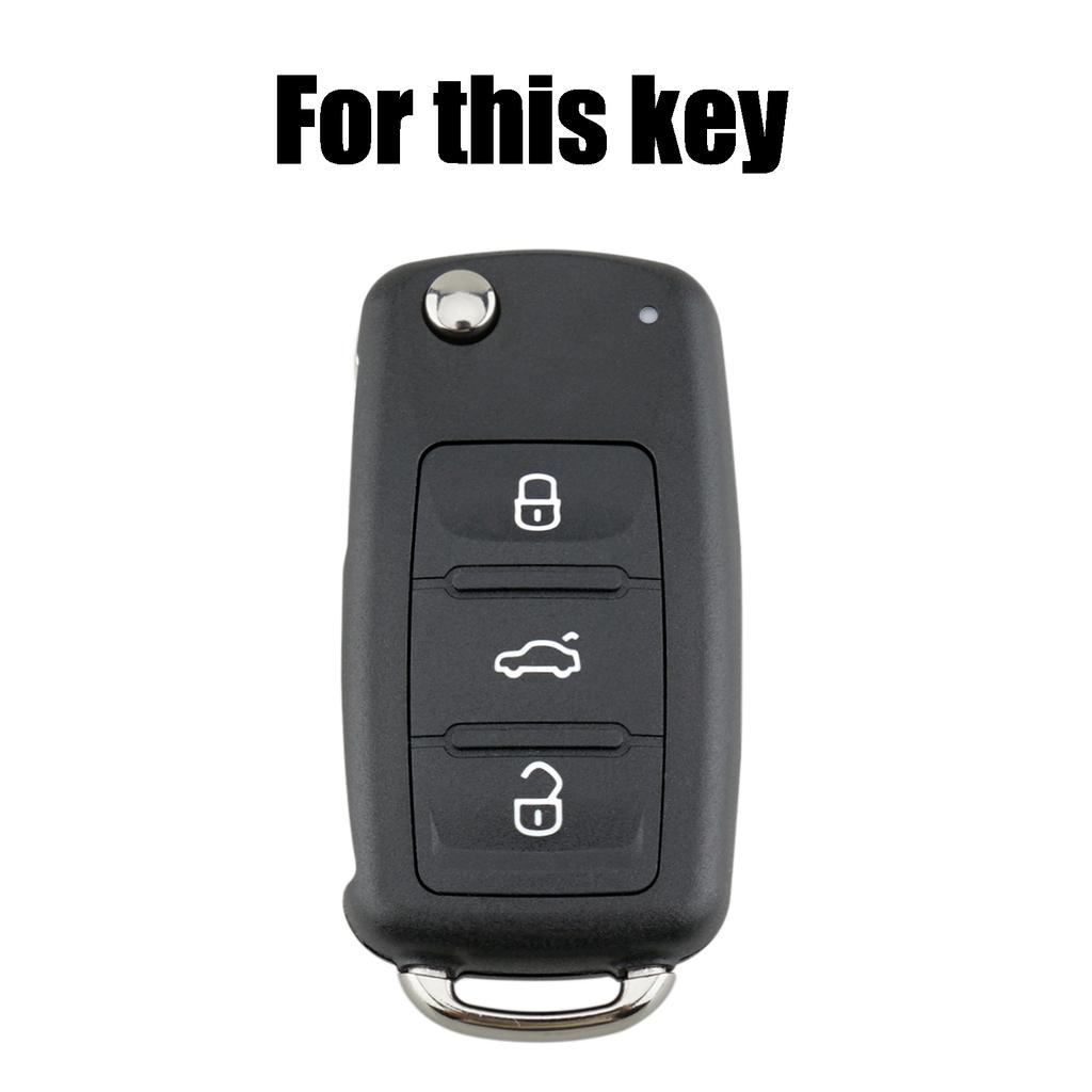 Для Volkswagen Tiguan Touran Skoda Fabia Octavia Superb Seat Leon Toledo Altea Ibiza смарт-брелок с дистанционным управлением чехол с 3 кнопками