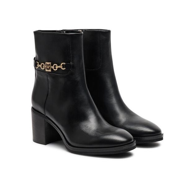 Ботильоны Tommy Hilfiger FW0FW08183, черные