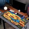 1PC Custom Name Butterfly Sunflowers Night Mouse pad, keyboard and mouse desk pad, for computer notebook  Birthday Gift For Any Room Or Office