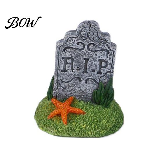 Spooky Garden Ornaments Halloween Tombstones Yard Signs, Realistic Graveyard Outdoor Creepy Accessories Lawn Decorations for Horror Party Decoration