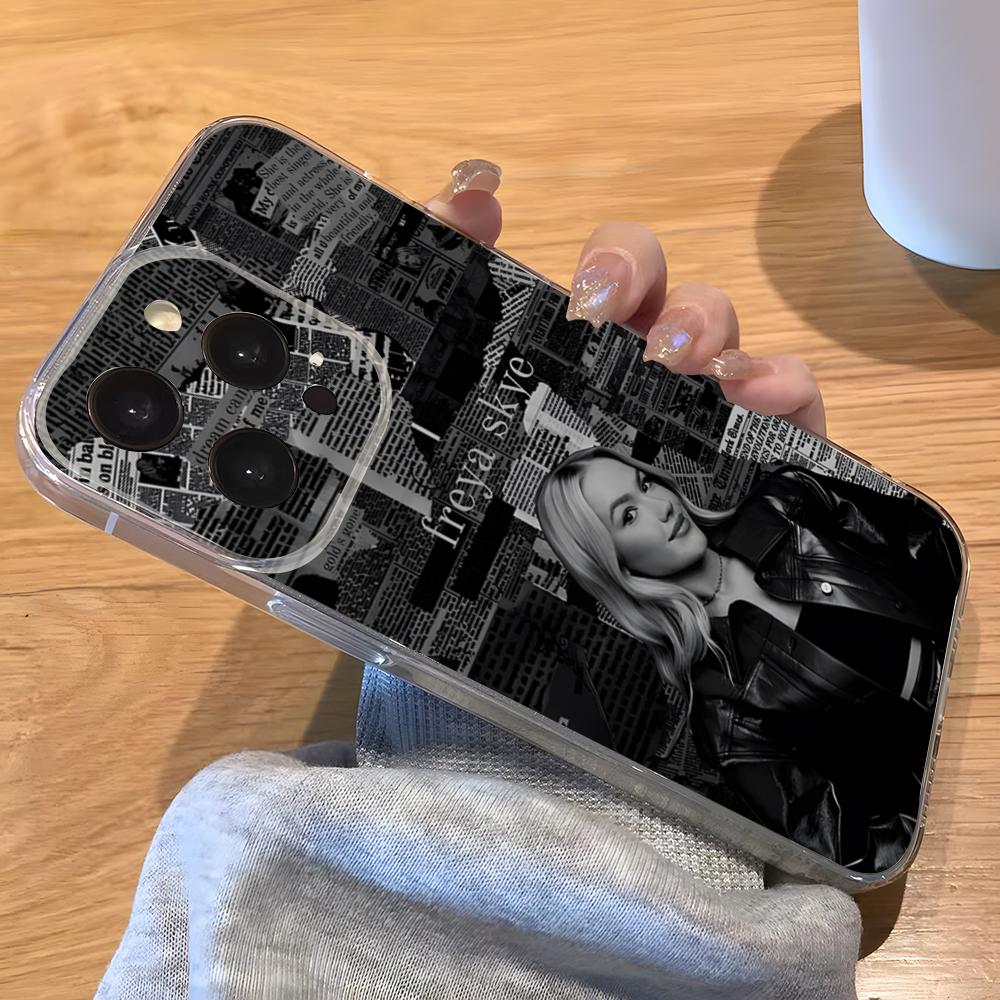 F-Freya Skye Singer Phone Case For IPhone 17 Pro Max 16 15 14 Pro Max 13 11 Xs Xr 8 7Plus Transparent Cover