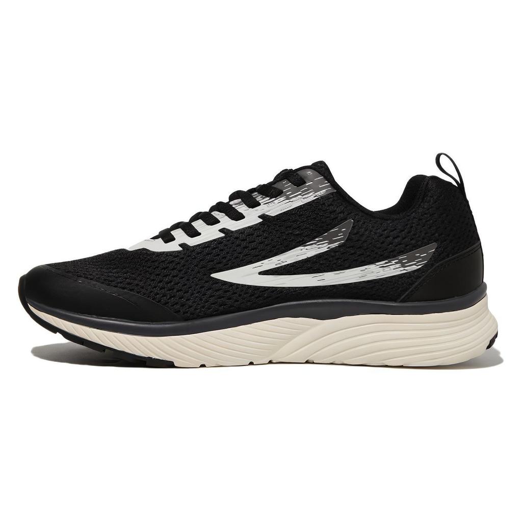 Fila RGB Flex 3.0 Амортизация Устойчивость к истиранию Низкие Беговые кроссовки Унисекс Черный Белый Корейский стиль 1RM02471F_013