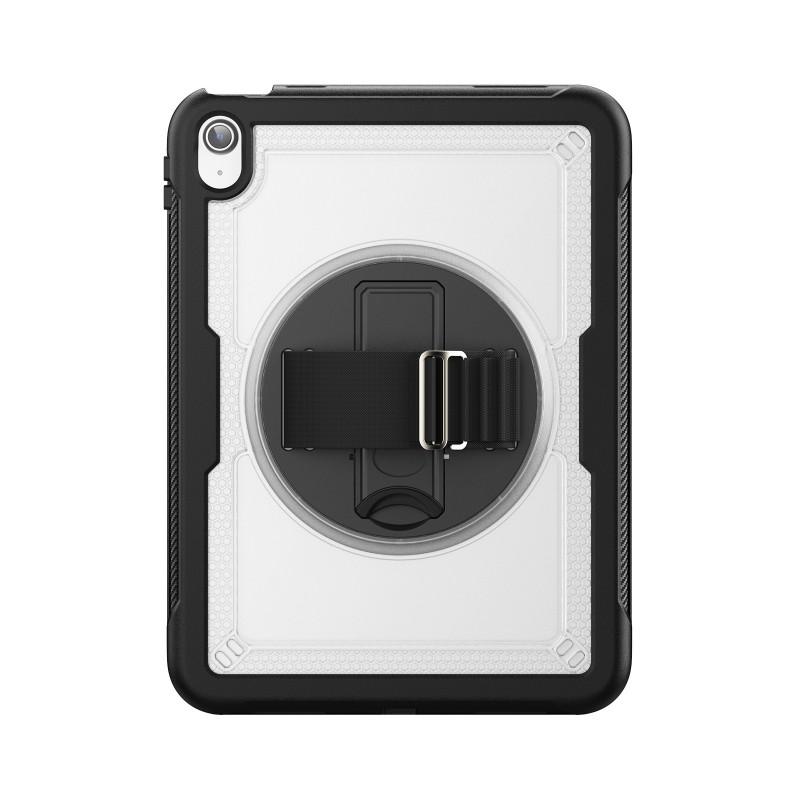 10.9 Inch IPad 10th Gen Case 360 Rotating Stand Hand Strap Shockproof Protective Cover