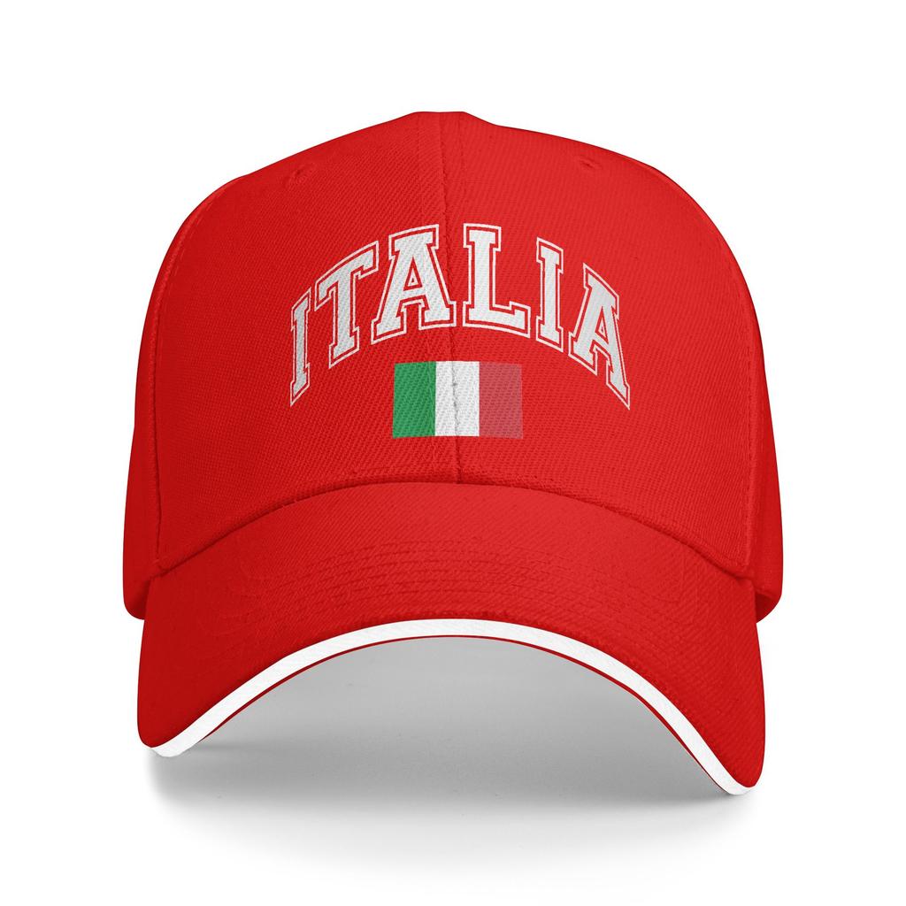 Женская Унисекс Италия Итальянский Флаг Italia Уличная Шляпа Регулируемая Кепка Повседневная Бейсболка Спортивные Кепки