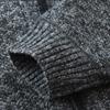 Мужские повседневные вязаные свитера-кардиганы Slim Fit Fleece Full Zip Толстый вязаный кардиган Зимняя верхняя одежда