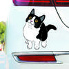 DS38#12.5x15см Милые мультяшные наклейки для автомобиля с кошкой Водонепроницаемая виниловая наклейка для грузовика, мотоцикла, скутера, наклейки, автомобильные аксессуары