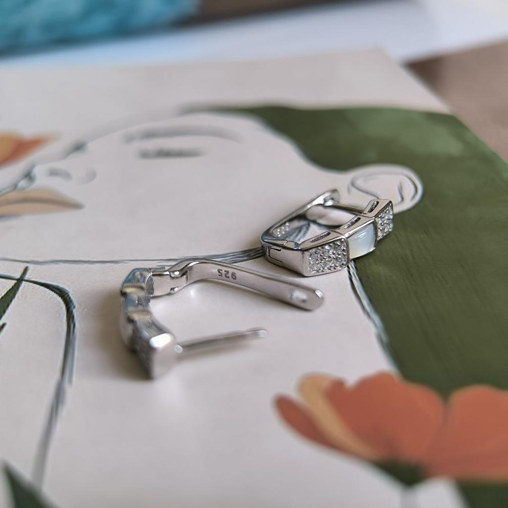 Серебряные серьги с натуральным перламутром (2187523)