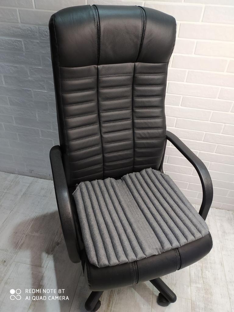 Накидка на кресло руководителя Ekkoseat, наполнитель гречневая шелуха