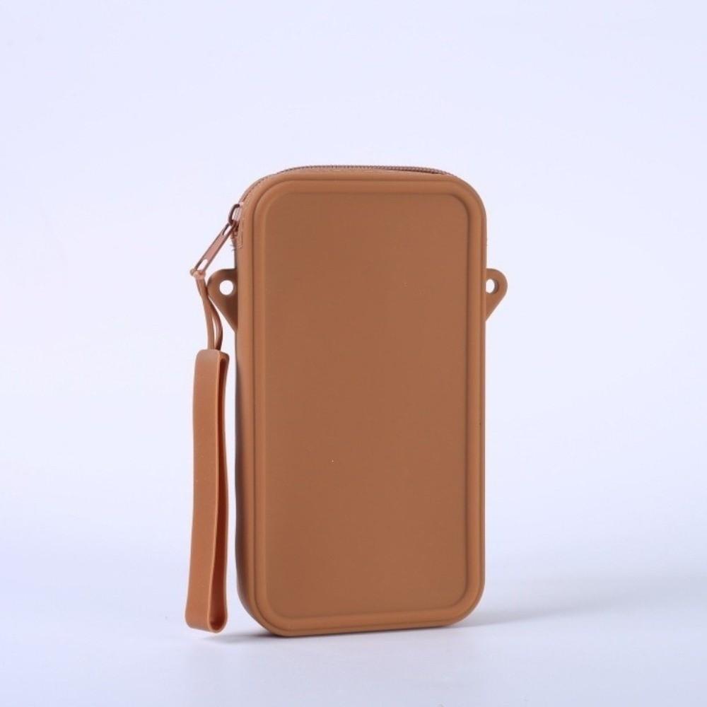 Shockproof Square Storage Organizer Silicone Portable Cosmetic Bag Multi-Use Makeup Bag Hanging